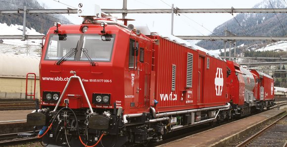 Train pour la prévention incendie de la société Windhoff, équipé du DIORAIL PC2 - Lütze Transportation GmbH