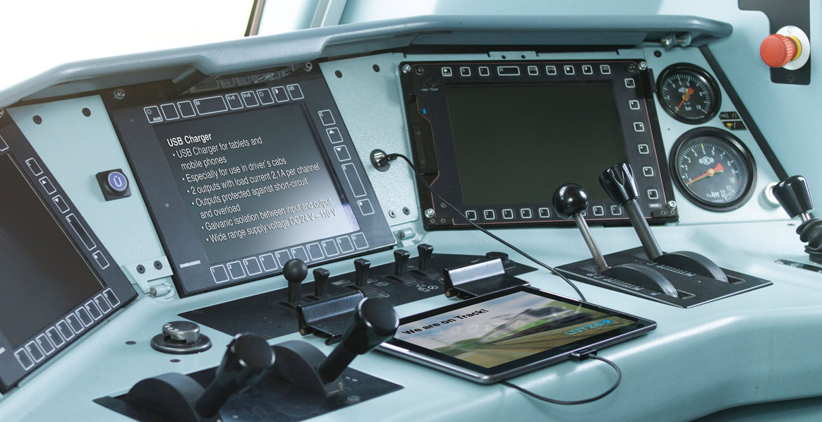 Smartphone laden - auch bei Tempo 300! - Lütze Transportation GmbH
