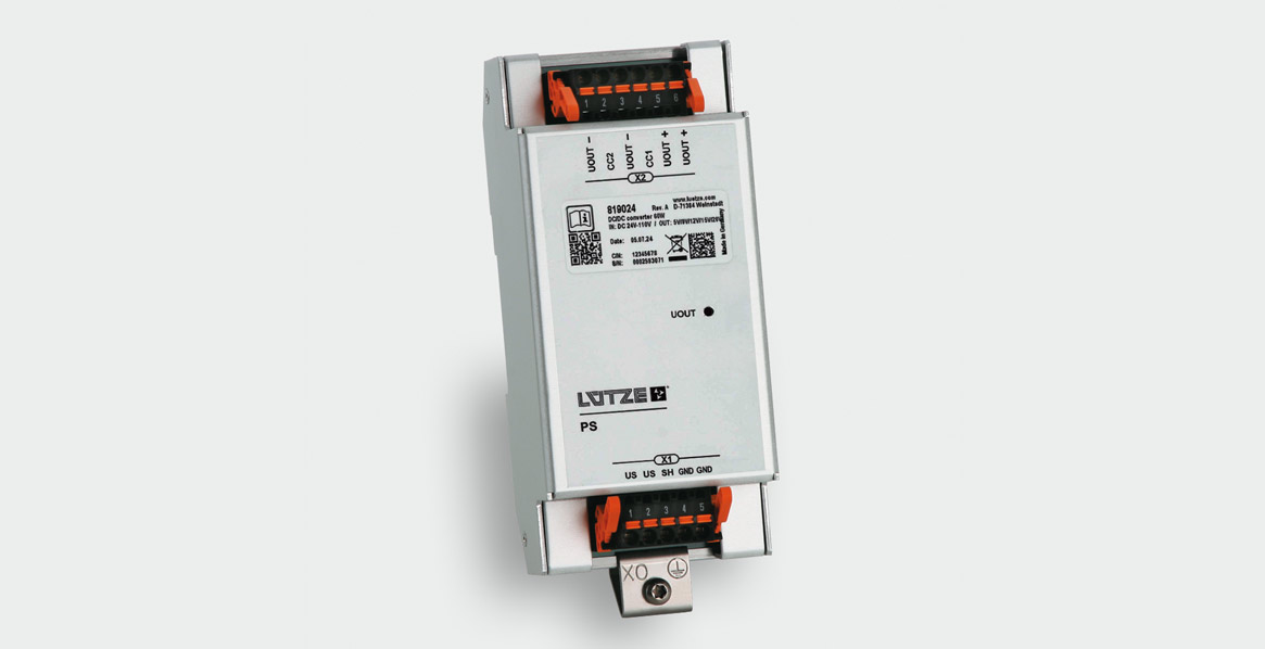 DC/DC-Wandler (DC 24-110 V) und USB-C Port - Lütze Transportation GmbH