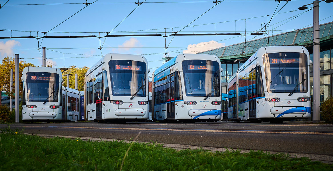 : Variobahnen de Bochum-Gelsenkirchen de la BOGESTRA  - LUTZE SASU